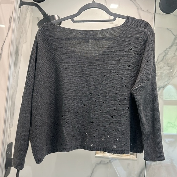 Cotton by autumn Cashmere woman’s cropped sweater size small - Picture 10 of 10